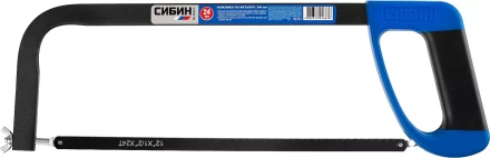 Ножовка по металлу, СИБИН 15781, металлическая рамка, проходящая сквозь рукоятку, 300 мм 15781 купить в Нижневартовске