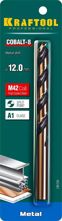 Сверло по металлу HSS-Co 29656-12 купить в Нижневартовске