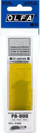 Лезвия OLFA двухсторонние для резака P-800, 13(16)х61х0,6мм, 3шт OL-PB-800 купить в Нижневартовске