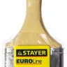 Кисть плоская STAYER "EURO", "AQUA" для воднодисперсионных и акриловых ЛКМ, искусств щетина, деревян ручка, 3"/75мм 01062-075 купить в Нижневартовске