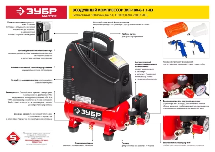 Компрессор воздушный ЗКП-180-6-1.1-Н3 серия МАСТЕР купить в Нижневартовске