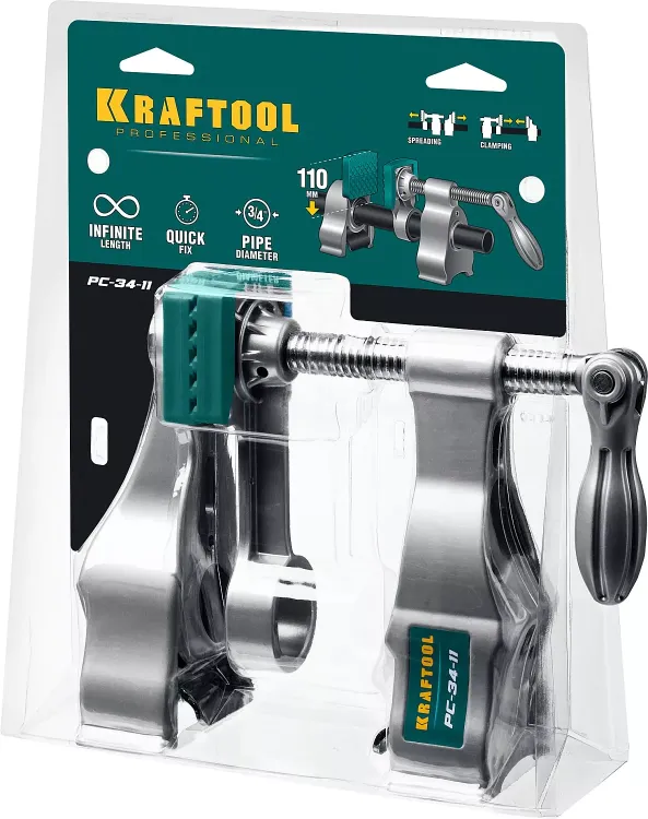 Струбцина KRAFTOOL PC-34-xx трубная 32301-2 купить в Нижневартовске