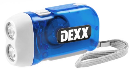 Динамо-фонарь DEXX ручной ЖУК в пластмассовом корпусе, 2 светодиода 56700 купить в Нижневартовске