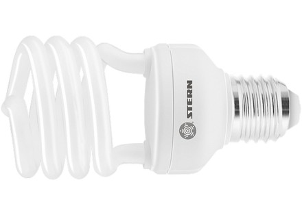 Лампа компактная люминесцентная полуспиральная 20W 2700K E27 8000ч Stern 90903 купить в Нижневартовске