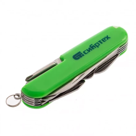 Нож многофункциональный компактный размер 15 функций 90 мм Сибртех 17626 купить в Нижневартовске