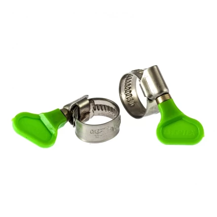 Хомуты металлические червячные 12-20 мм ширина 12 мм W4 с ключом 2 шт Сибртех 476493 купить в Нижневартовске