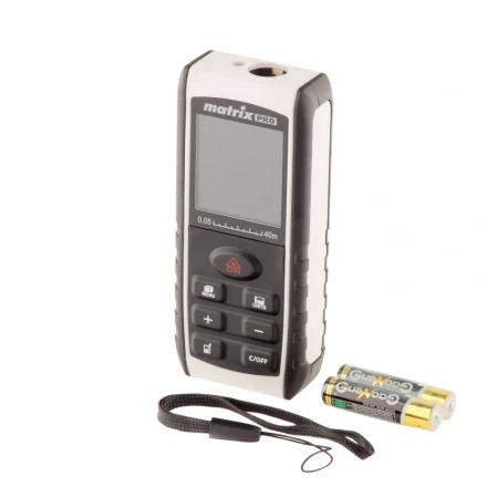 Лазерный дальномер Matrix LD-40 с электронным угломером 38015 купить в Нижневартовске