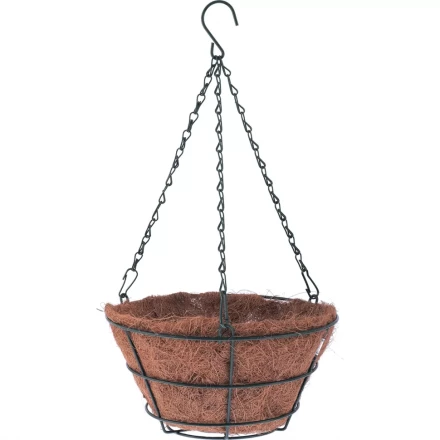 Кашпо подвесное с вкладышем из коковиты конус d25см PALISAD 69020 купить в Нижневартовске