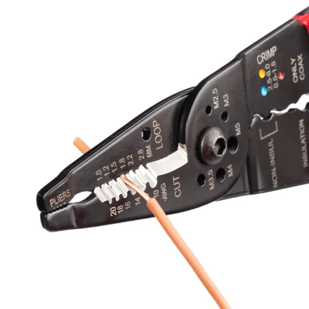 Многофункциональный стриппер КВТ WS-01F для снятия изоляции с проводов 0.5–4.0 мм (101541) купить в Нижневартовске