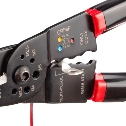 Многофункциональный стриппер КВТ WS-01F для снятия изоляции с проводов 0.5–4.0 мм (101541) купить в Нижневартовске