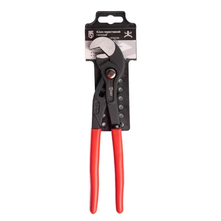 Ключ переставной гаечный КВТ «Попугай» 250 мм с кнопочной самофиксацией (101545) купить в Нижневартовске