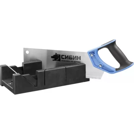 Ножовка СИБИН с двухкомпонентной рукояткой, стусло для заготовок 100х50мм, 300мм 15385-35 купить в Нижневартовске