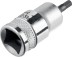 Торцовая бита-головка KRAFTOOL &quot;INDUSTRIE QUALITAT&quot;, материал S2, HEX, сатинированная, 1/2&quot;, H4 27908-04_z01 купить в Нижневартовске