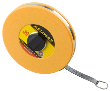 Мерная лента STAYER "MASTER" F-30, фиберглассовое двустороннее полотно, 30м 3415-30_z01 купить в Нижневартовске