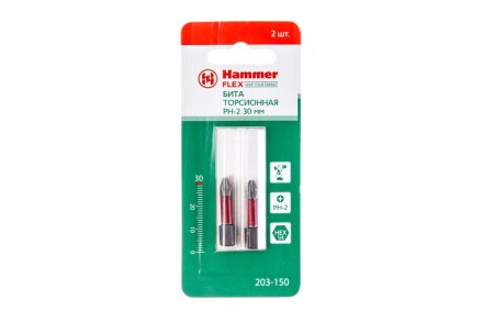 Бита HAMMER PH2 30мм (2шт.) купить в Нижневартовске