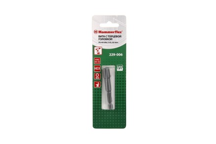 Головка HAMMER размер 1/4&#039;&#039;, H 65мм (229-006 PS HX) купить в Нижневартовске