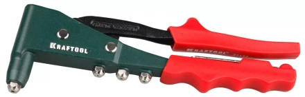 Заклепочник с функц. удержание заклёпки, KRAFTOOL "FX-9" 31177, d=2,4-4,8 мм из нерж стали Al, стали, литой корпус, кован рукоятка 31177 купить в Нижневартовске