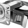 ЗУБР d 200 мм, г/п 185 кг, игольчатый подшипник, резина/металл, поворотное колесо c тормозом, Профессионал (30936-200-B) купить в Нижневартовске
