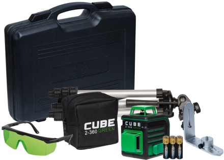 Нивелир лазерный ADA Cube 2-360 Home Green Ultimate Edition купить в Нижневартовске