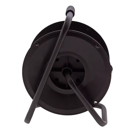 Удлинитель силовой 30 м Сибртех 95863, 16А, тип УХ10, ПВС, на кабельной катушке, 4 розетки без заземления купить в Нижневартовске