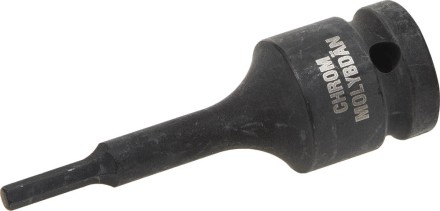 Торцовая головка KRAFTOOL &quot;INDUSTRIE QUALITAT&quot; ударная (1/2&quot;), HEX, Cr-Mo, фосфатированная, H4 27950-04 купить в Нижневартовске