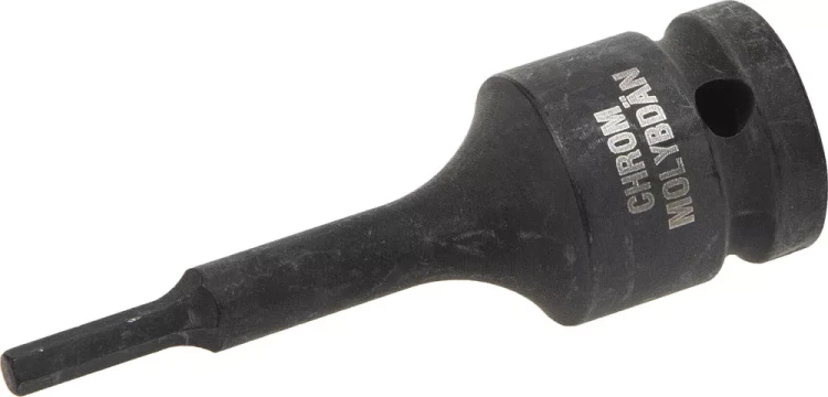 Торцовая головка KRAFTOOL "INDUSTRIE QUALITAT" ударная (1/2"), HEX, Cr-Mo, фосфатированная, H4 27950-04 купить в Нижневартовске