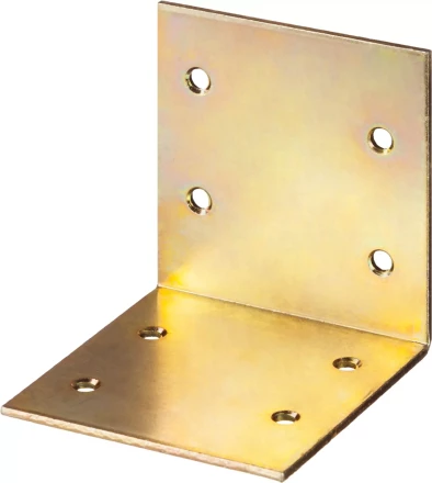 ЗУБР УМШ-2.0, 60 x 60 x 60 x 2 мм, желтый цинк, широкий мебельный уголок (31033-60) купить в Нижневартовске