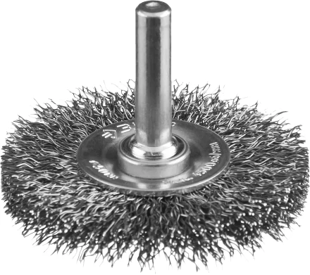 ЗУБР "ПРОФЕССИОНАЛ". Щетка дисковая для дрели, витая стальная проволока 0,3мм, 50мм 35198-050_z02 купить в Нижневартовске