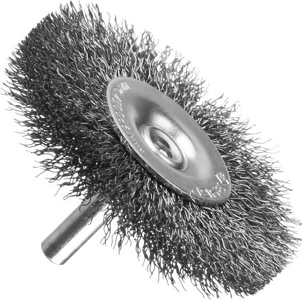 ЗУБР "ПРОФЕССИОНАЛ". Щетка дисковая для дрели, витая стальная проволока 0,3мм, 50мм 35198-050_z02 купить в Нижневартовске
