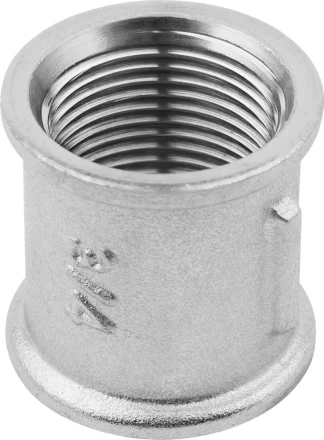 Муфта ЗУБР "ЭКСПЕРТ", никелированная латунь, 3/4" 51291-3/4 купить в Нижневартовске