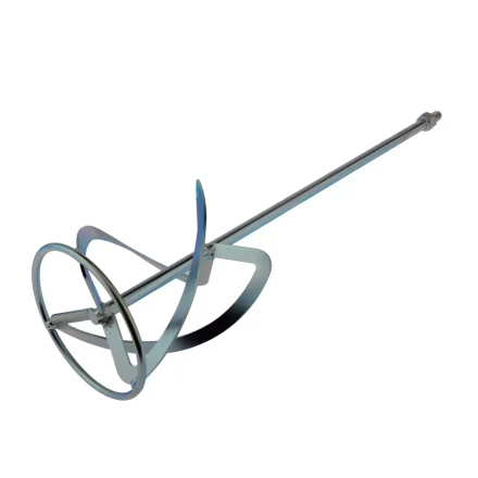 Насадка для миксера, для легких растворов Сибртех, 160 х 590 мм, оцинкованная, хвостовик резьба М14, 848997 купить в Нижневартовске