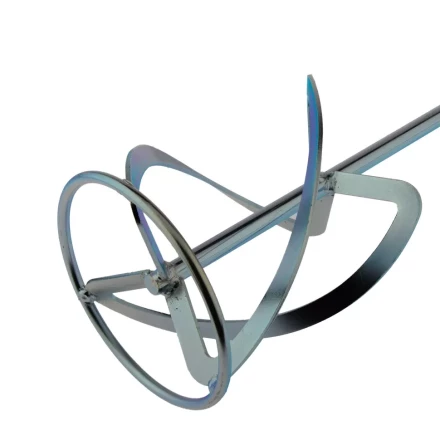 Насадка для миксера, для легких растворов Сибртех, 160 х 590 мм, оцинкованная, хвостовик резьба М14, 848997 купить в Нижневартовске