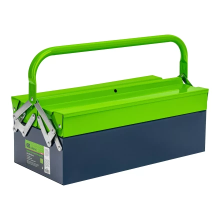 Ящик для инструмента Сибртех 90750, 430 х 200 х 160 мм, три секции, металлический купить в Нижневартовске