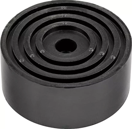 Резиновая опора для подкатного домкрата универсальная с увеличенной высотой 105x45 мм MATRIX Россия 50902 купить в Нижневартовске