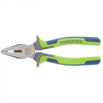 Плоскогубцы комбинированные 180 мм фосфатирование трехкомпонентные рукоятки СИБРТЕХ 17054 купить в Нижневартовске