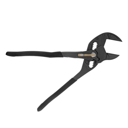 Клещи переставные Denzel 17910, кнопочный механизм, обливные рукоятки, сантехнические, 250 мм купить в Нижневартовске