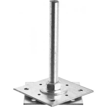 Анкер ЗУБР "МАСТЕР" регулируемый по высоте, 120х200х120мм, М20, 1шт 310265-120-20 купить в Нижневартовске