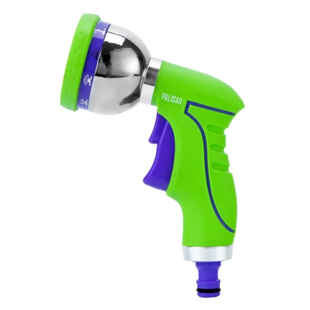 Пистолет-распылитель Palisad 6526358, 10 режимов, металлический корпус купить в Нижневартовске