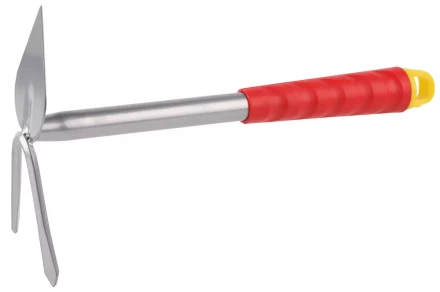 Мотыжка GRINDA, сердцевидное лезвие, 2 зубца, из углеродистой стали с коннекторной системой, 310 мм 8-421437_z01 купить в Нижневартовске