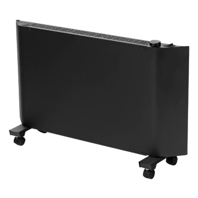 Конвектор электрический Denzel XCE-2000 B, 230 В, 2000 Вт, X-образный нагреватель черный 98129