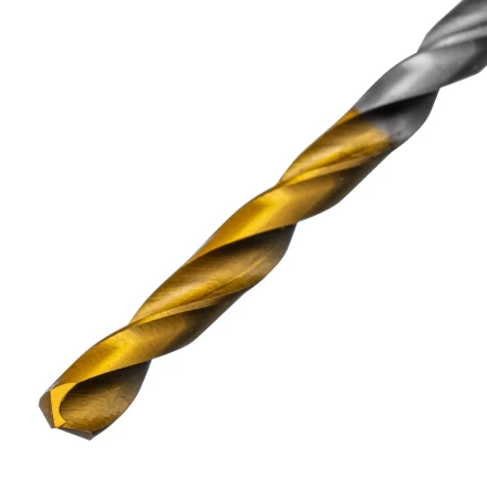 Сверло спиральное по металлу 3,5 x 70 мм, Р6М5, Golden Tip , 2шт. Denzel 718227 купить в Нижневартовске