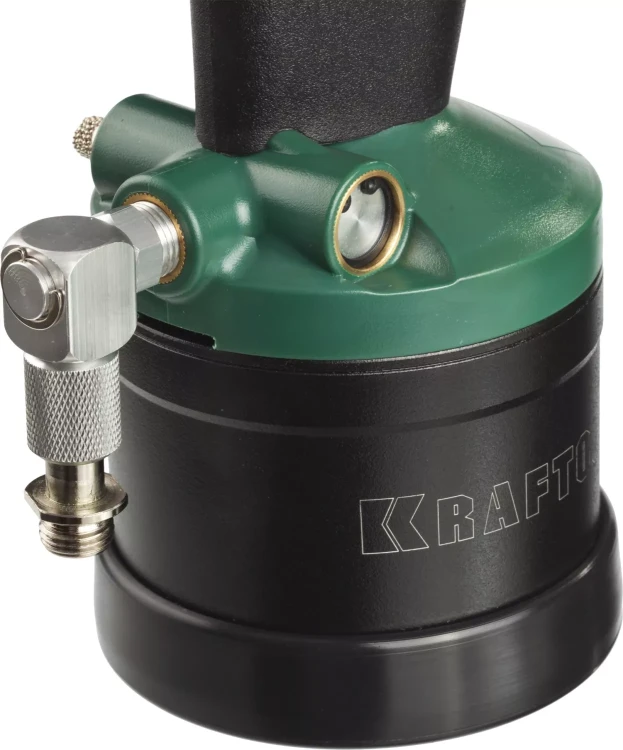 Заклепочник пневматический, KRAFTOOL 31188, корпус из композит материалов, для заклепок из нержав стали, 2,4-3,2-4-4,8мм 31188 купить в Нижневартовске