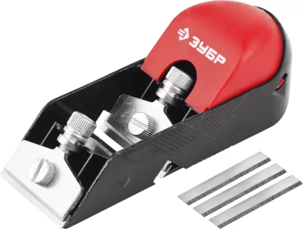 Рубанок ЗУБР "МАСТЕР" "МИНИ" металлический, торцевой, 5 запасных ножей в комплекте, 50х150мм 1862_z01 купить в Нижневартовске