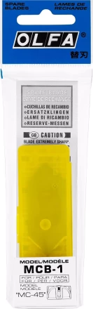 Лезвия OLFA для ножа MC-45/2B, 20(14)х49х0,3мм, 5шт OL-MCB-1 купить в Нижневартовске