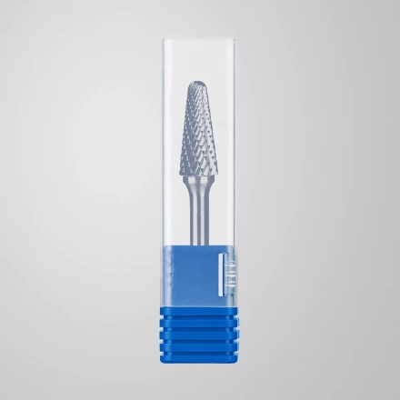 Зубр Твердосплавная борфреза L - конус с закругленным углом 28°, 12 х 28 мм, радиус 3.0 мм (28810-12-28) купить в Нижневартовске