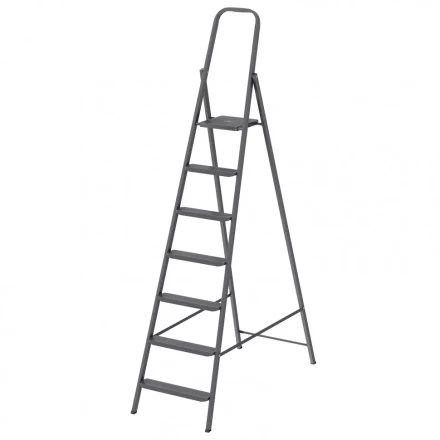 Стремянка 7 ступени компактная стальная Россия Сибртех 97947 купить в Нижневартовске