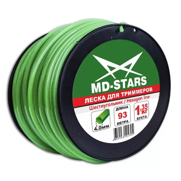 Леска для триммера HEXAGON LINE (шестиугольник) катушка 2,65ММХ213М купить в Нижневартовске