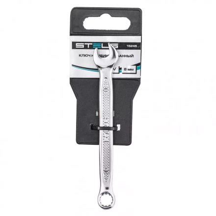 Ключ комбинированный 8 мм CrV антислип Stels 15245 купить в Нижневартовске