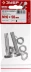 Болт (DIN933) в комплекте с гайкой (DIN934), шайбой (DIN125), шайбой пруж. (DIN127), M10 x 50 мм, 2 шт, ЗУБР 303436-10-050 купить в Нижневартовске