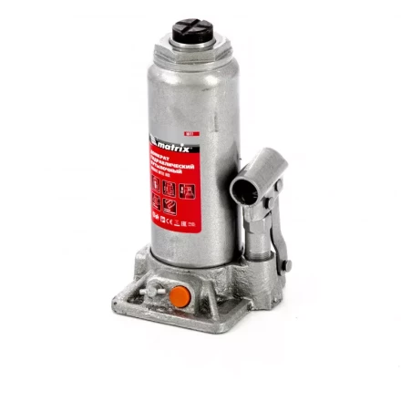 Домкрат гидравлический бутылочный 6 т в пластиковом кейсе Matrix 50777 купить в Нижневартовске
